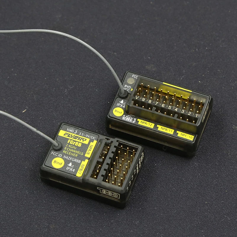 Flysky FGr4B FGr8B FGr12B 2,4 GHz 4/8/12-CH receptor PWM/PPM/Ibus con transmisor AFHDS3 para RC coche barco PL18/NB4/NB4 pro Lite