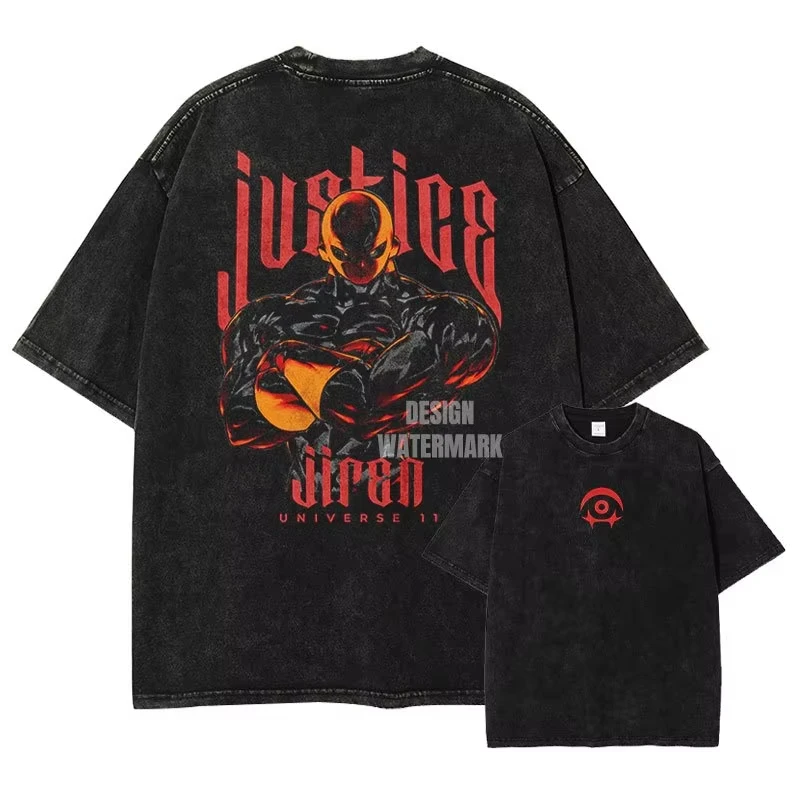 

Dragon Ball Vegeta Anime Washed Graphic T-shirt Oversized Vintage Men's Short Sleeve Tee Summer Trendy Y2k Streetwear Casual Top