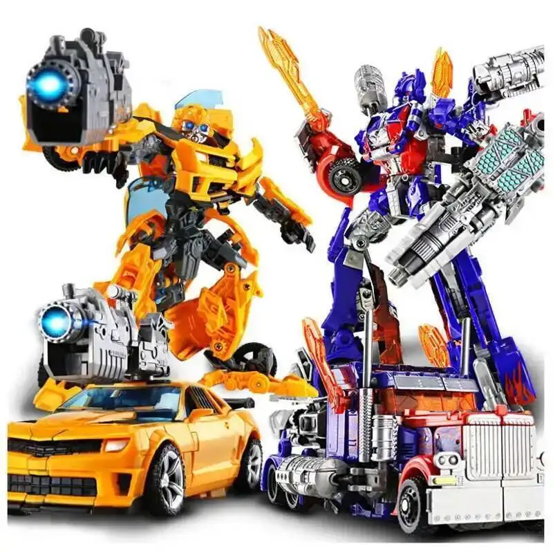 Transformation Action Figure Toy Masterpiece OP Commander Prime Bumble Bee Movie Model 18cm Alloy Deformation Car Robot Gift Kid