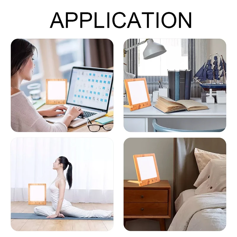 Sad Light Therapy Lamp Happy Light Simulated Sunshine Emotion Healing Lamp Smart Adjustable Sunlight Simulation Desk