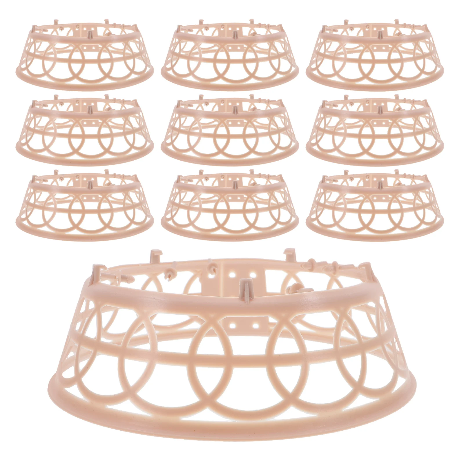 

10 Pcs Cap Ring Fixing Frame Baseball Liners Bump Insert Styler Hard Hat Plastic