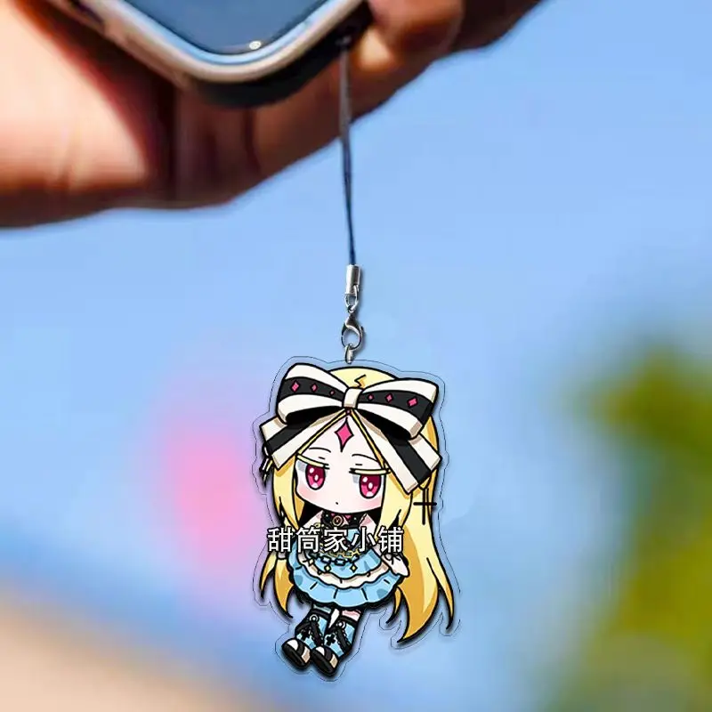 3 個私は魔法少女を賞賛し、アニメかわいいクリエイティブ漫画多用途バッグ携帯電話の装飾絶妙なペンダントキーストラップ