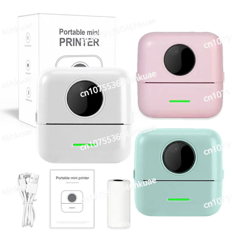 Mini Printer Small Portable Mini Pocket Label Picture Wrong Title Thermal Bluetooth Printer