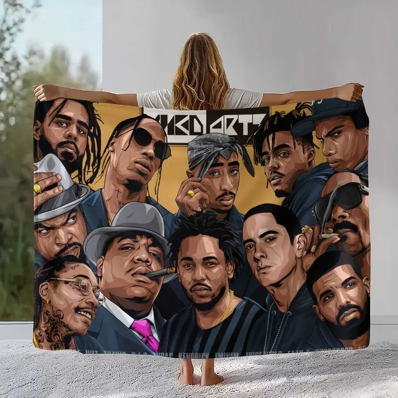 Rap God Slim Shady Eminem Hiphop Soft Flannel Throw Blanket,Cozy Warm Blanket for Bed,Sofa,Living Room,Picnic,Camping,Home Decor