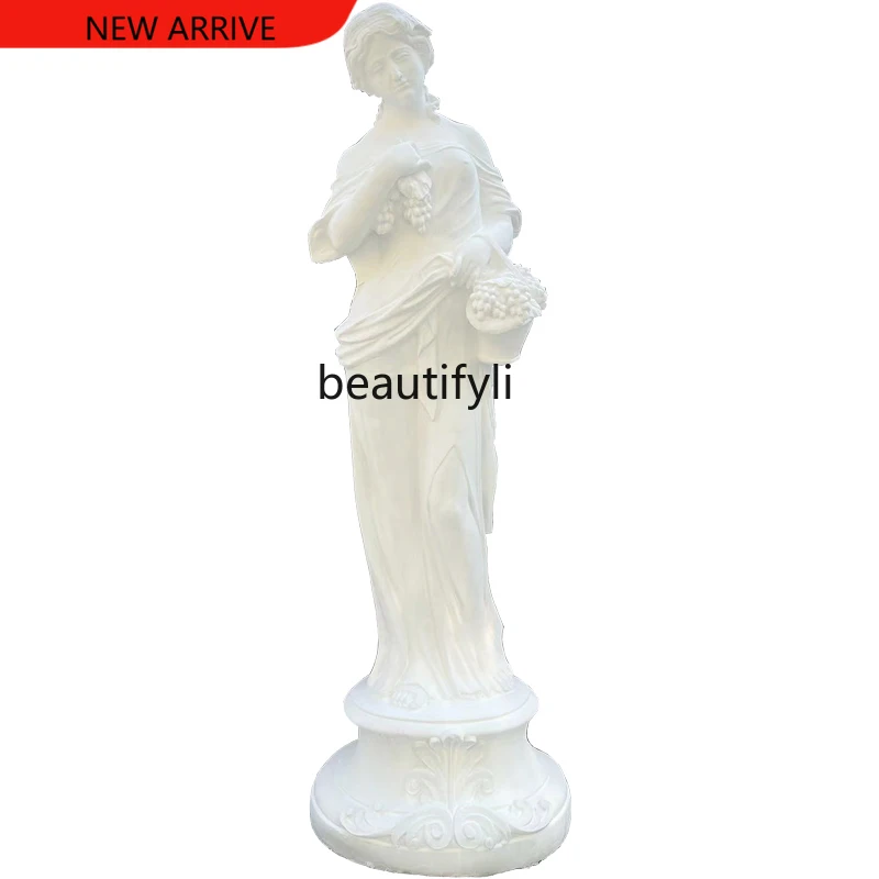 

X Plaster Statue Big Whole Body Plaster Head Portrait Sketch Still Life European Style Decoration Ornaments Sculpture