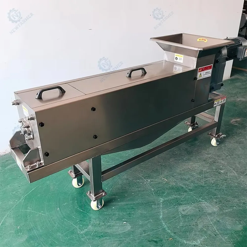 Industrial Cold Press Slow Juicer Spiral Structure Screw Juicer Extractor for Beverage Production Commercial Home Use