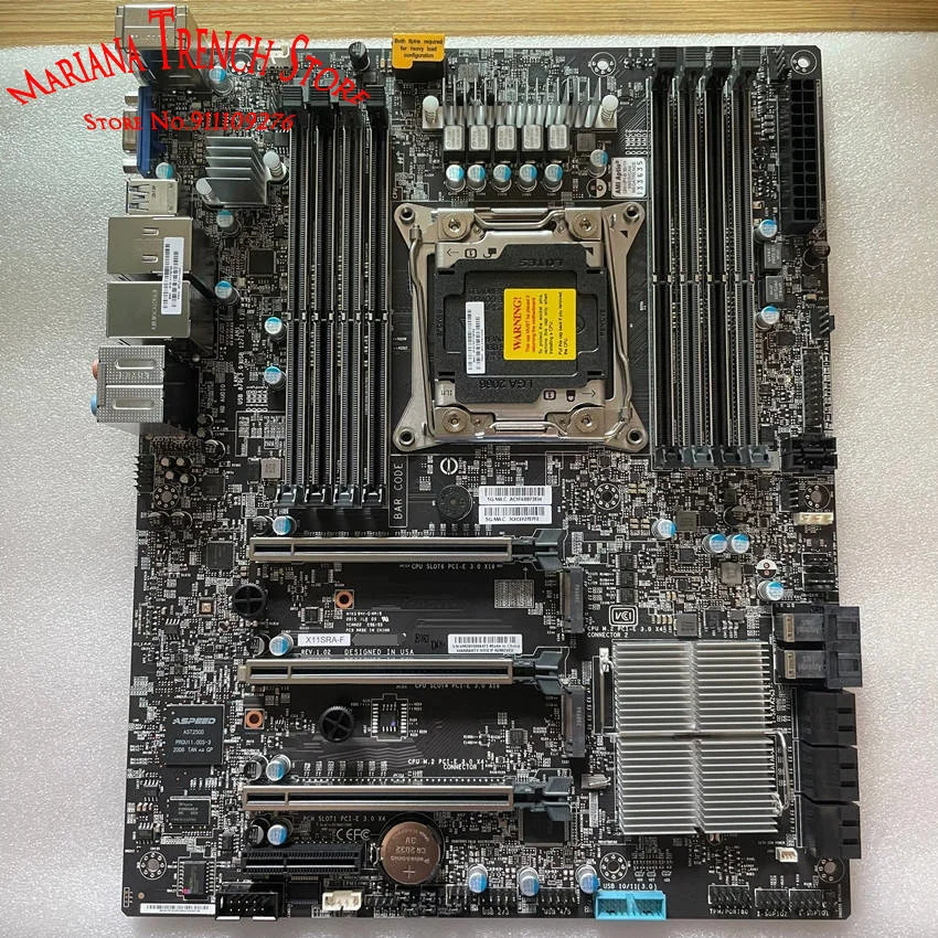 

X11SRA-F for Supermicro Motherboard Xeon W-2100 W-2200 Processors LGA-2066 DDR4 LAN With I210-AT / AQC108