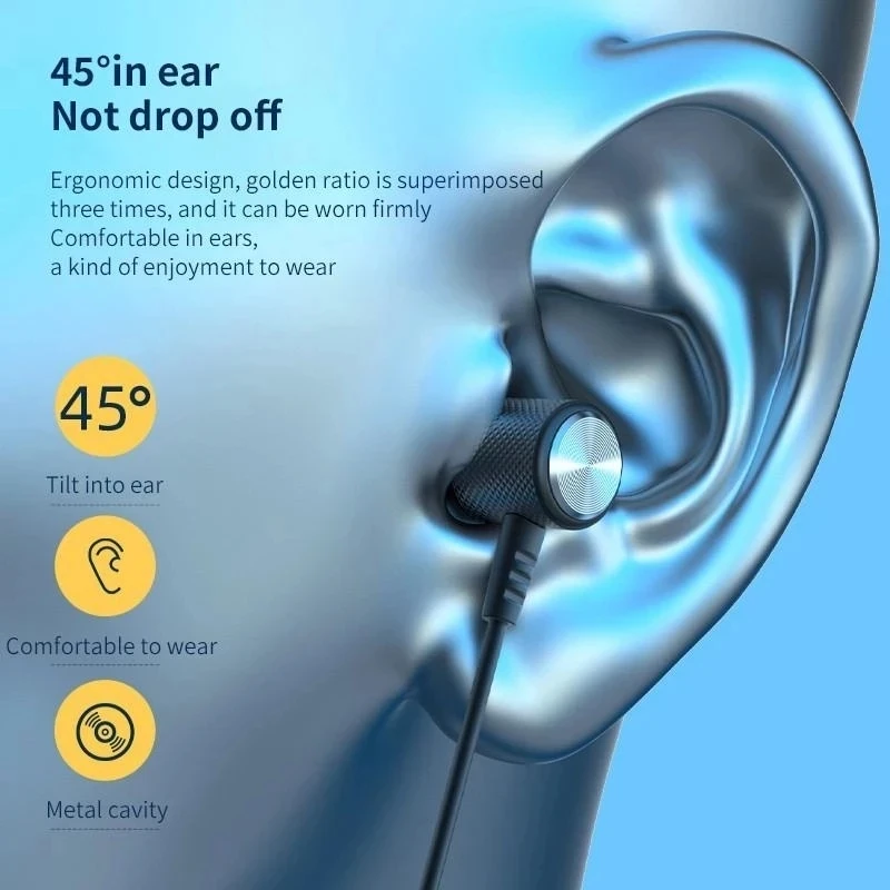 Wireless Headphones Bluetooth 5.0 Neckband Earphones Magnetic Sports Waterproof TWS Earbuds Blutooth Headset With Microphone Mic