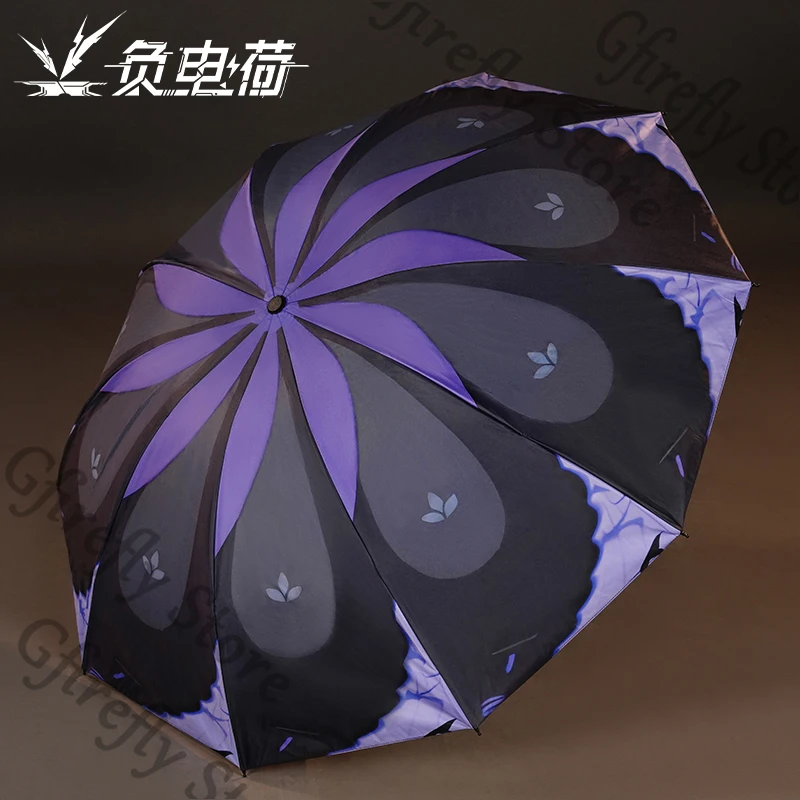

Vivian Folding Umbrellas Cosplay Feather Brolly Bumbershoot Anime Zenless Zone Zero Umbrella Accessories Birthday Present