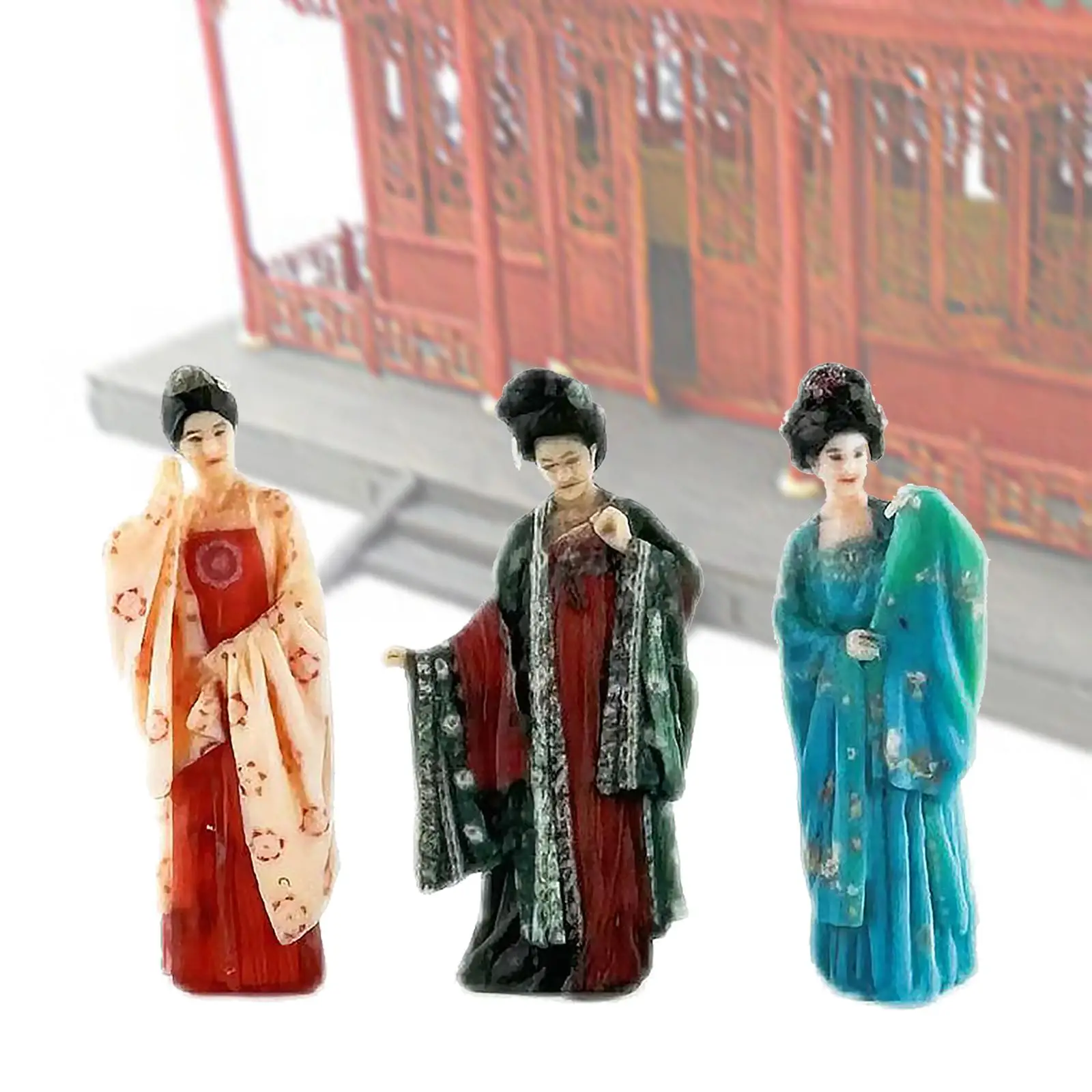 1/64 Figura de personagem realista Figuras de pessoas Escultura chinesa para