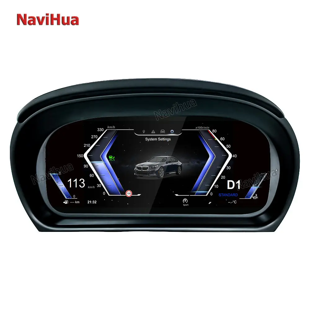 Navihua  for BMW 3 Series E90 E91 E92 2005-2012 LCD Dashboard Speedometer Digital Cluster Dashboard Virtual Cockpit Digital