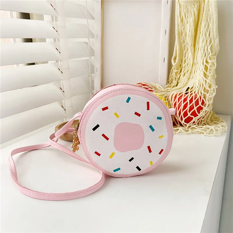 Cute Princess Crossbody Bags for Girls PU Leather Zipper Kids Coin Purse Fashion Small Shoulder Bag Mini Children Handbags 가방