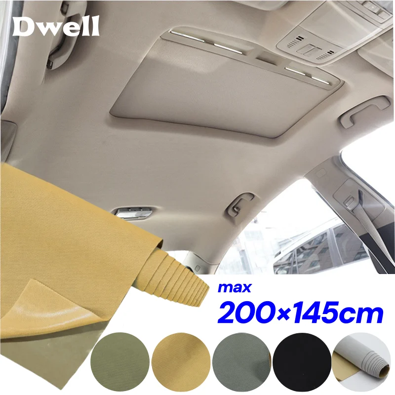 

Self Adhesive Car Roof Mesh Cloth for Auto Ceiling Repair Upholstery DIY Material Headliner Renovate Car Interior Sticker Crafts