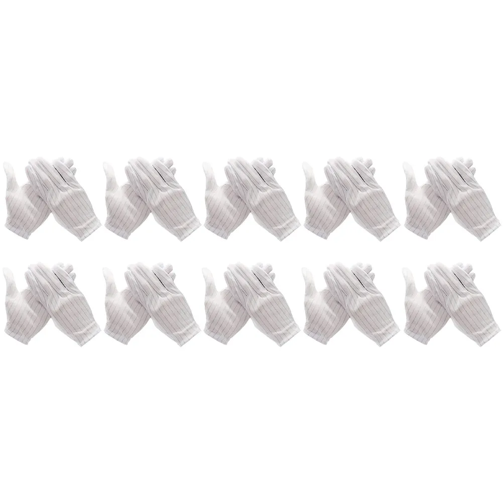 

10Pairs Anti Static Protective Gloves Multipurpose for Electronics Installation Cell Phone Repair Manufacturing Safety Work