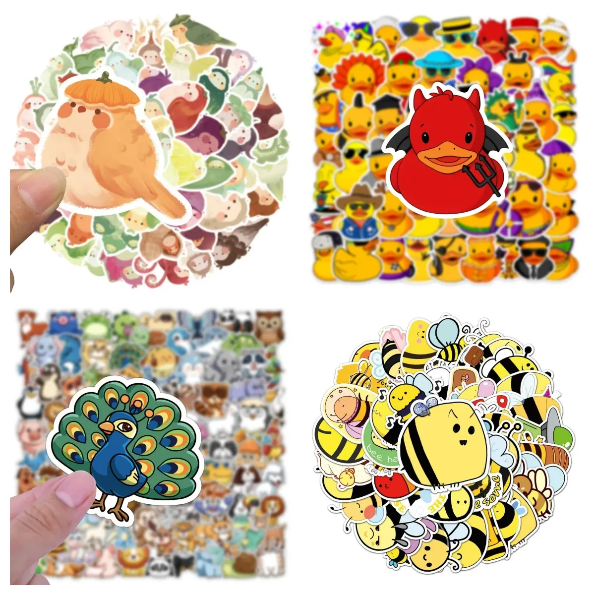 Pegatinas de dibujos animados Kawaii para niños, 10/30/50 piezas, juguetes para decorar monopatín, guitarra, álbum de recortes, Ipad, portátil, venta al por mayor