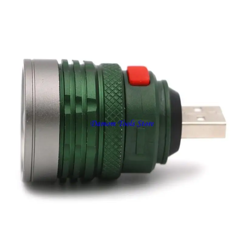57BE LED مصباح يدوي مع إعادة شحن Torch Torch Mini Light Small Bright Handheld
