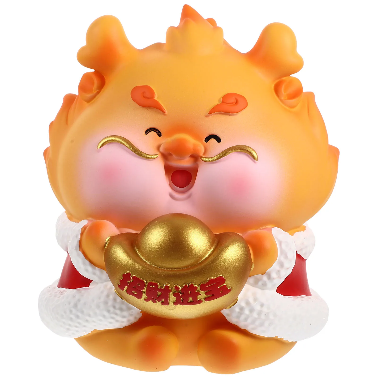 

Cartoon Dragon-Shaped Piggy Bank Vinyl Material Safe Soft Touch Ideal Gift for Desktop Use Piggy Bank Decorative Saving Pot