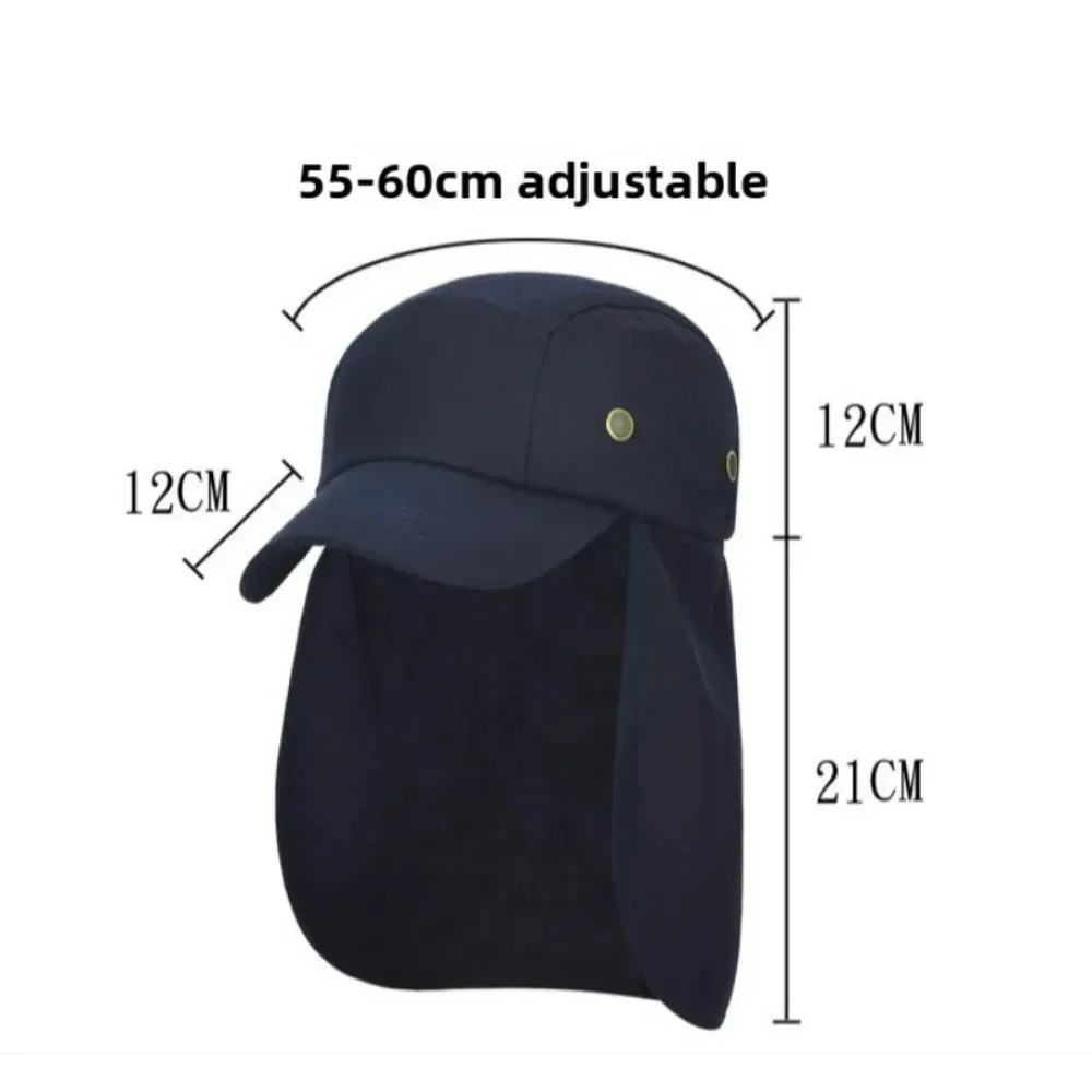 Outdoor Hiking, Travelling Fishing Hat,Sun Cap with Sun Protection and Neck Flap,for Man and Women  UV Resistant Hat New