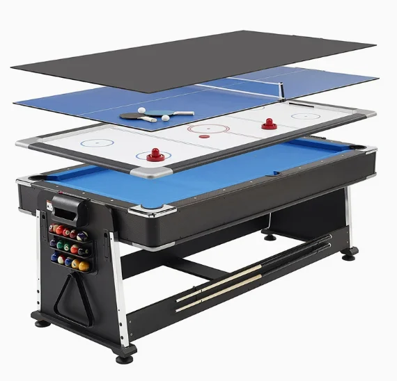 

4-in-1 multifunctional flip pool table flip pool table/air ball pool table
