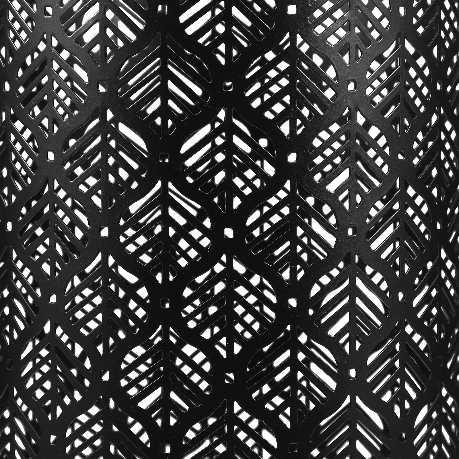 

Cylindrical Lamp Shade Black Metal Table Lampshade Large Decorative Light Cover For Bedroom Living Room Floor Desk Wall