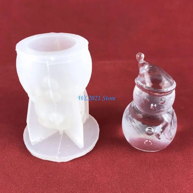 G5GC ثلاثية الأبعاد قبعة عيد الميلاد ثلج زخرفة الحرفية قالب من السيليكون مناسبة لراتنجات الايبوكسي Crafts بها بنفسك الحرف صنع #5