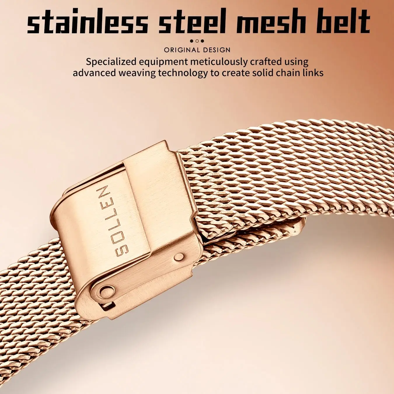 SOLLEN Women's Fully Automatic Mechanical Watch Waterproof Night Light National Watch as a Birthday Gift for Goddess Girlfriend