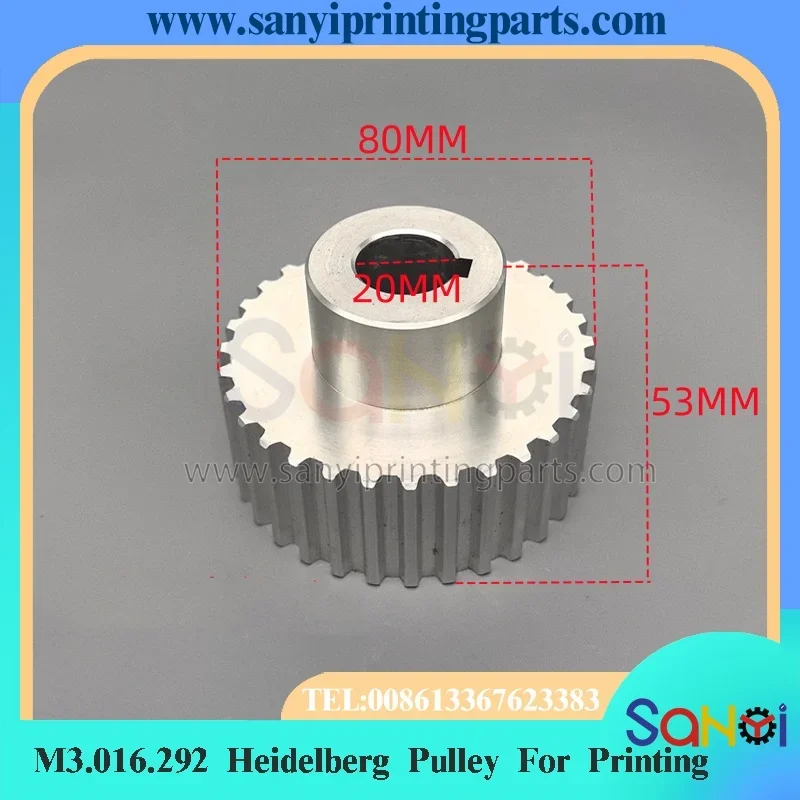 Best Quality 80x20x52MM Heidelberg SM74 CD74 XL75 Pulley M3.016.292 For Printing Machine