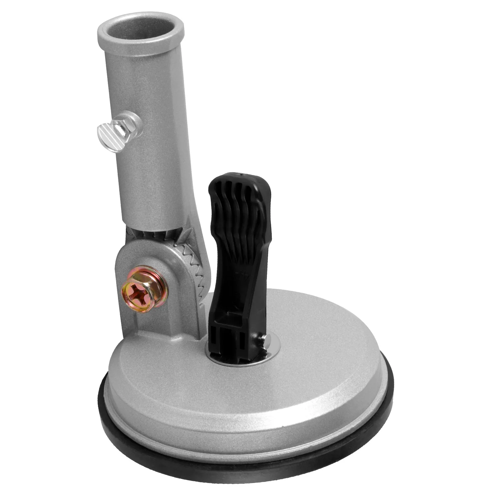 Durable Suction Cup Flagpole Holder Aluminum Alloy Car Mount Motorcycle Rv Vehicle Stable Flag Pole Base Outdoor Use