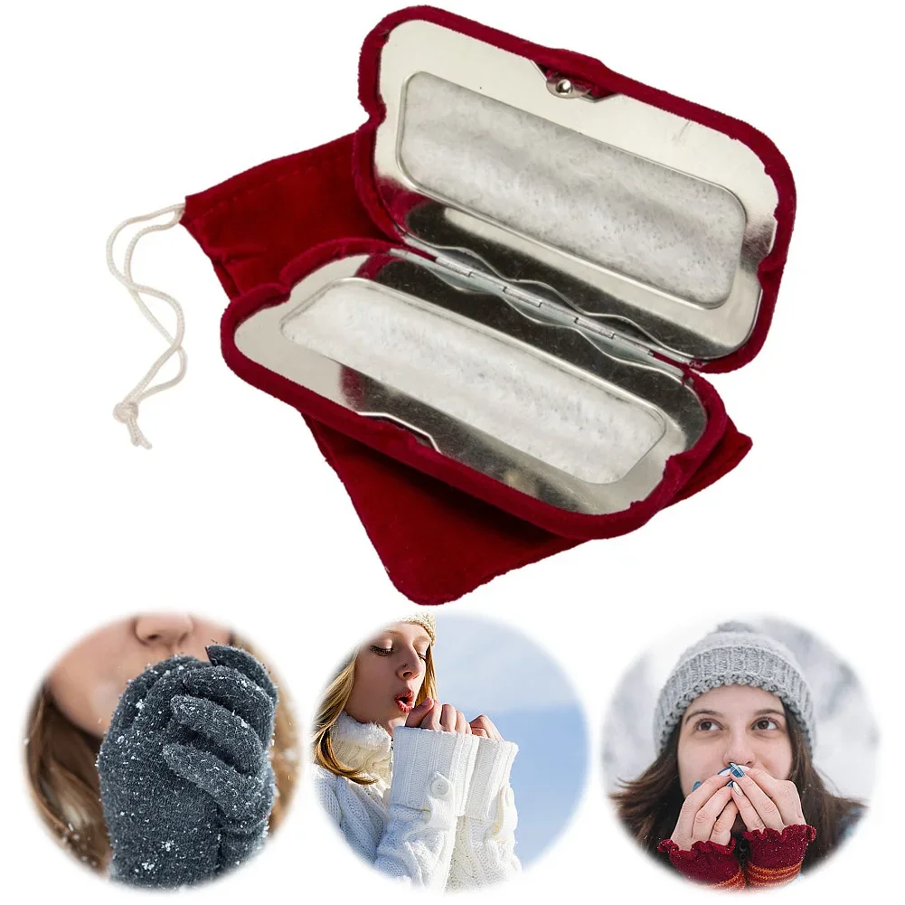 Charcoal Heated Warmer Outdoor Hand Warmer Small Handy Heater for Outdoor Hiking Camping Fishing