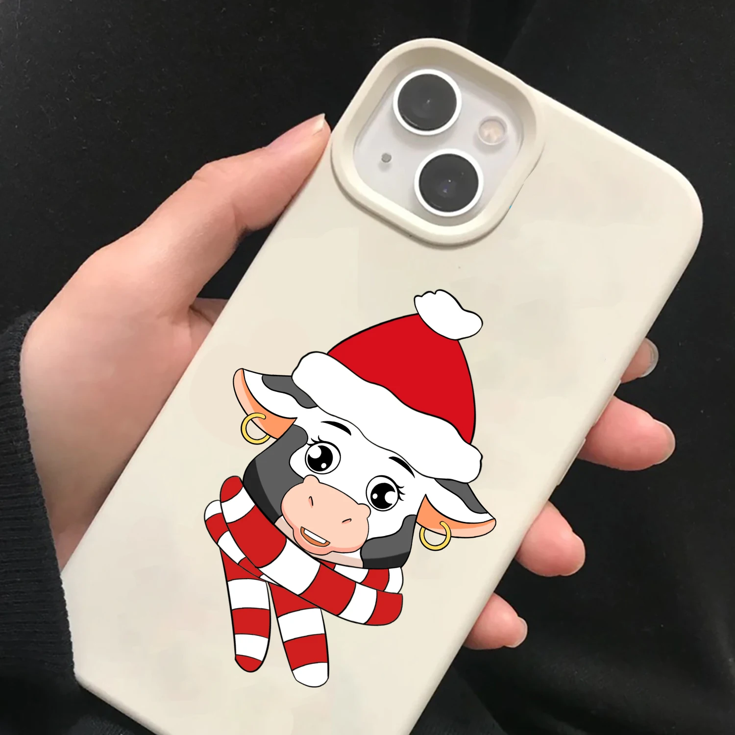 8PCS Cartoon Little Cow Face Changing Sticker Cartoon Graffiti Laptop Phone Skateboard Motorcycle Bicycle Stationery Sticker