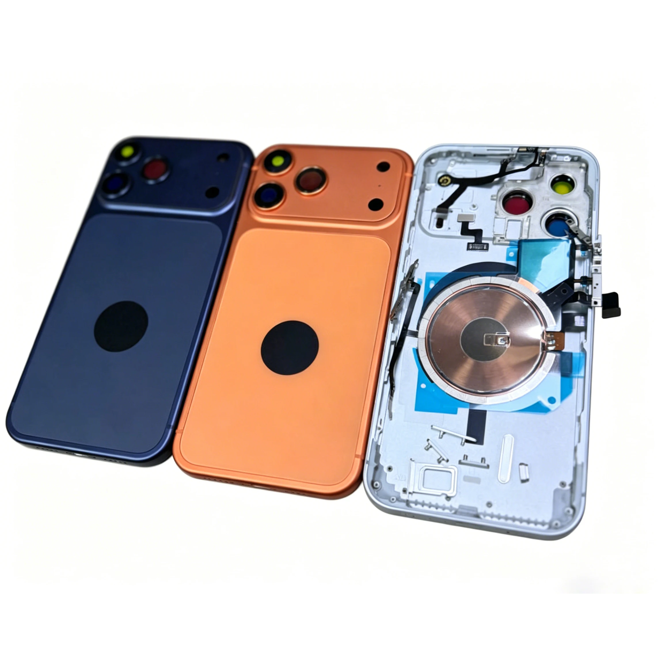 DIY Conversion Kit for iPhone 14 Pro to 17 Pro Chassis，14 Pro Up To 17 Pro Backshell  Repair Cover for All Model