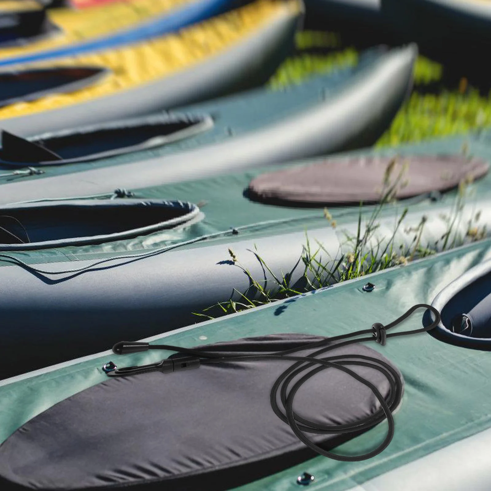 

Paddle Anti-lost Rope Kayak Carrying Strap Canoe Accessories Fishing Pole Lanyard Boat Leash Elastic Durable Paddleboard Leash