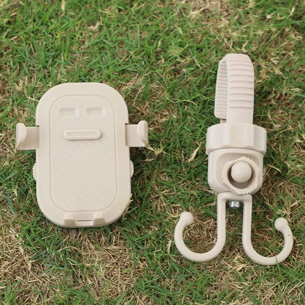 2 في 1 خطاف لعربة الأطفال قابل للتدوير إبداعي للدراجة معلق بخطاف مزدوج متعدد الوظائف ومستقر وقابل للتعديل للتسوق