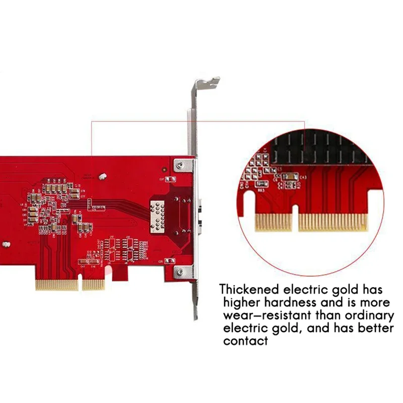 Pcie 4x lan 10000M Converter Adapter Server Network Card PCI-E X4 Single Electrical Port RJ45 10G Network Card  AQC107 Chipset