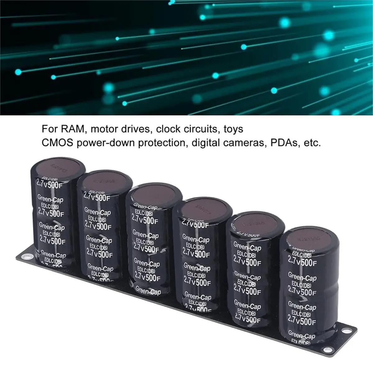 

Конденсатор Digital Essentials 16V‑83F Super для конденсаторных батарей 2.7v 500f, защитная пластина, аудиоэлектролитический конденсатор, автомобильный аудиоконденсатор
