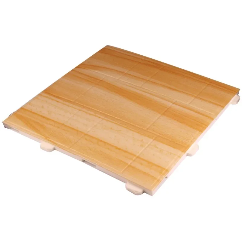 Soft floor mat Early education crawling floor mat, minimalist wood grain PU cushion Baby floor mat