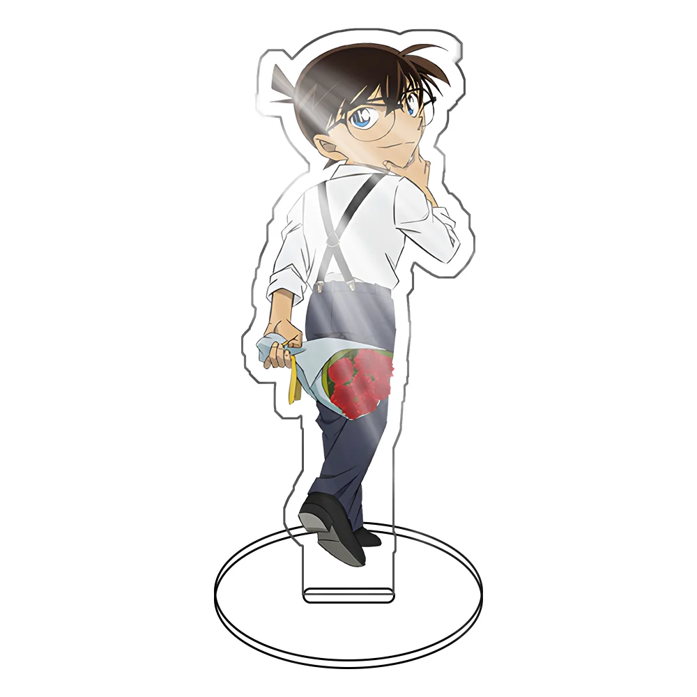 Japan Hot Anime Detective Conan Figure Akai Shuichi Acrylic Stands Conan Edogawa Haibara Ai Character Model Fans Christmas Gift