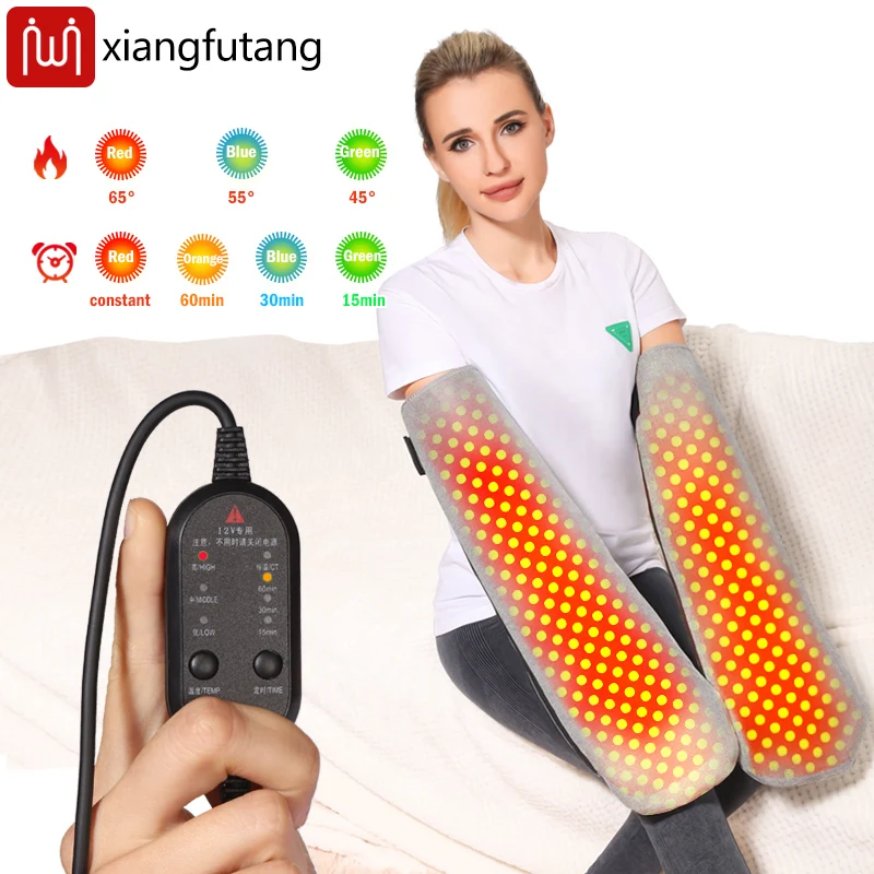 Red Light Heating Long Arm Protector Relieves Hand Joint Pain and Arm Numbness  Promotes Blood Circulation arms warm