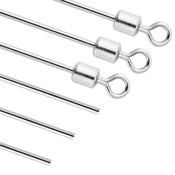 Stainless Steel Fishing Wire Shaft,Lure Making Supplies for Inline Spinner Drop Shot Rig Punch Rig Tokyo Rig Spinnerbait