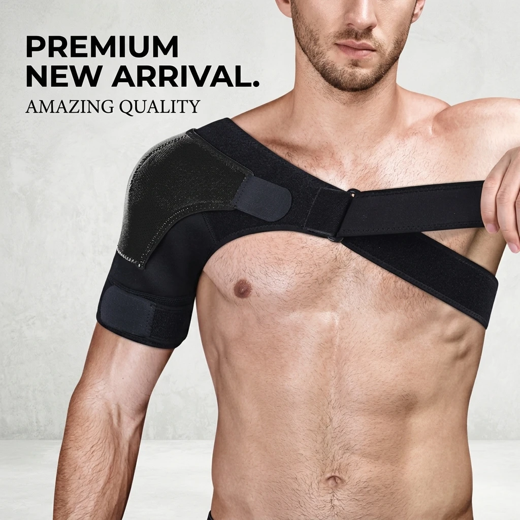 Shoulder Brace Adjustable Compression Support for Rotator Cuff Stability and Injury Prevention for Men and Women