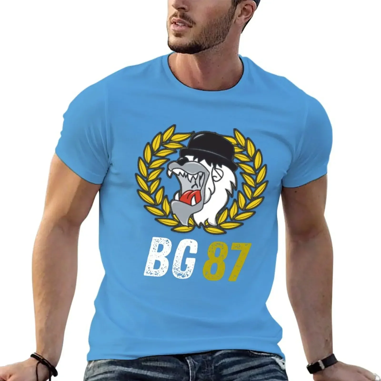 mala suerte 87 (hinchas del lyon) Camiseta esencial T-shirt boys animal pure cotton tops streetwear y2k short sleeves t shirt