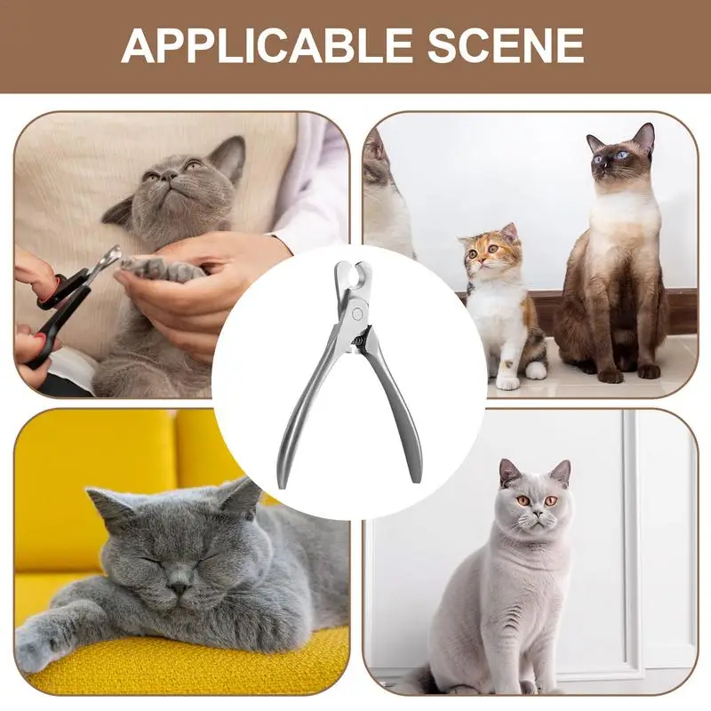 Pet Nail Clippers For Large Dog Nail Clippers Nail Clippers Multifunctional Cat Stainless Steel Grooming Scissors