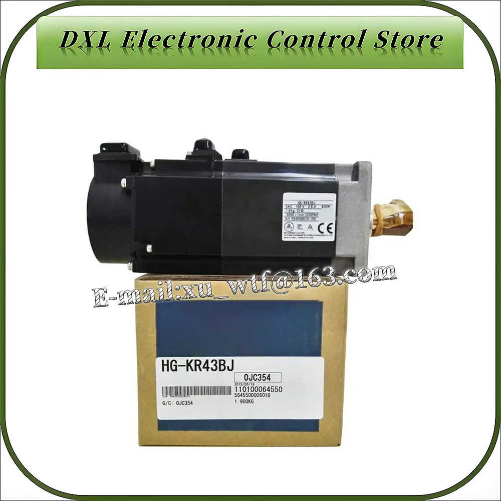 New Original Box 3000r/min 400W AC Servo Motor HG-KR43J HG-KR43BJ One-year Warranty Fast Delivery