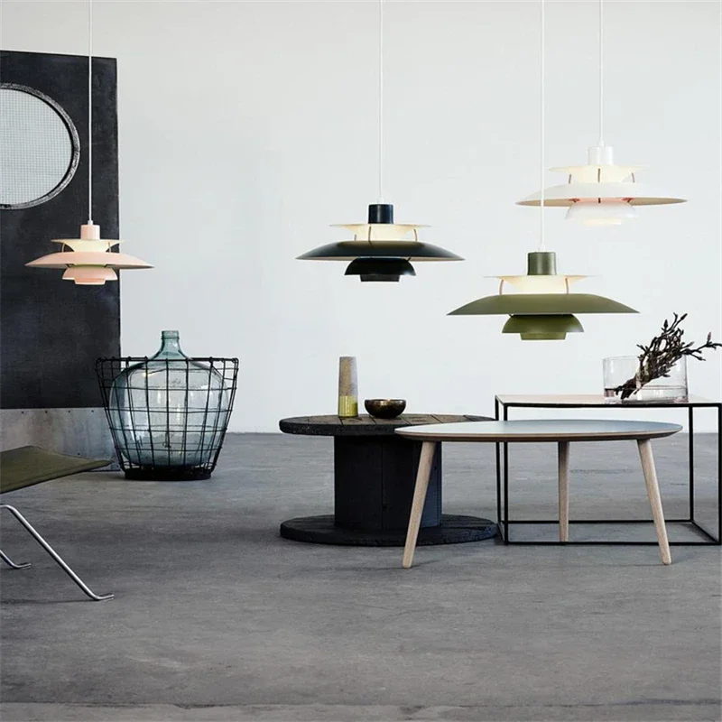 LOVING LAMPA Modern Paulsen UFO Pendant Lamp Danish Designer Color Droplight High Quality Umbrella Indoor Lighting Fixture