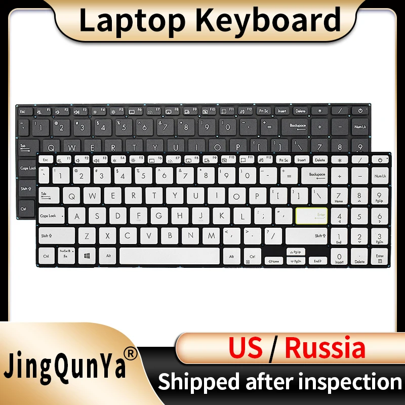 

US/RU/Russian Backlit Laptop Keyboard For ASUS VivoBook 15X/S15 X521F/ S5600F S533 E510M M5600I FL8850 Replacement