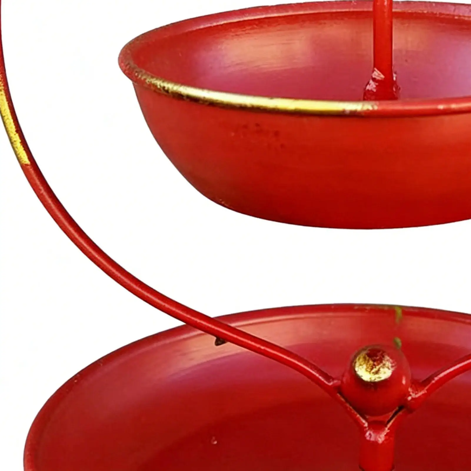 

Двухслойная винтажная кормушка для птиц с чашей для воды, поддон для купания птиц для улицы, сада, двора, патио, газона, веранды, дерева, окна, забора