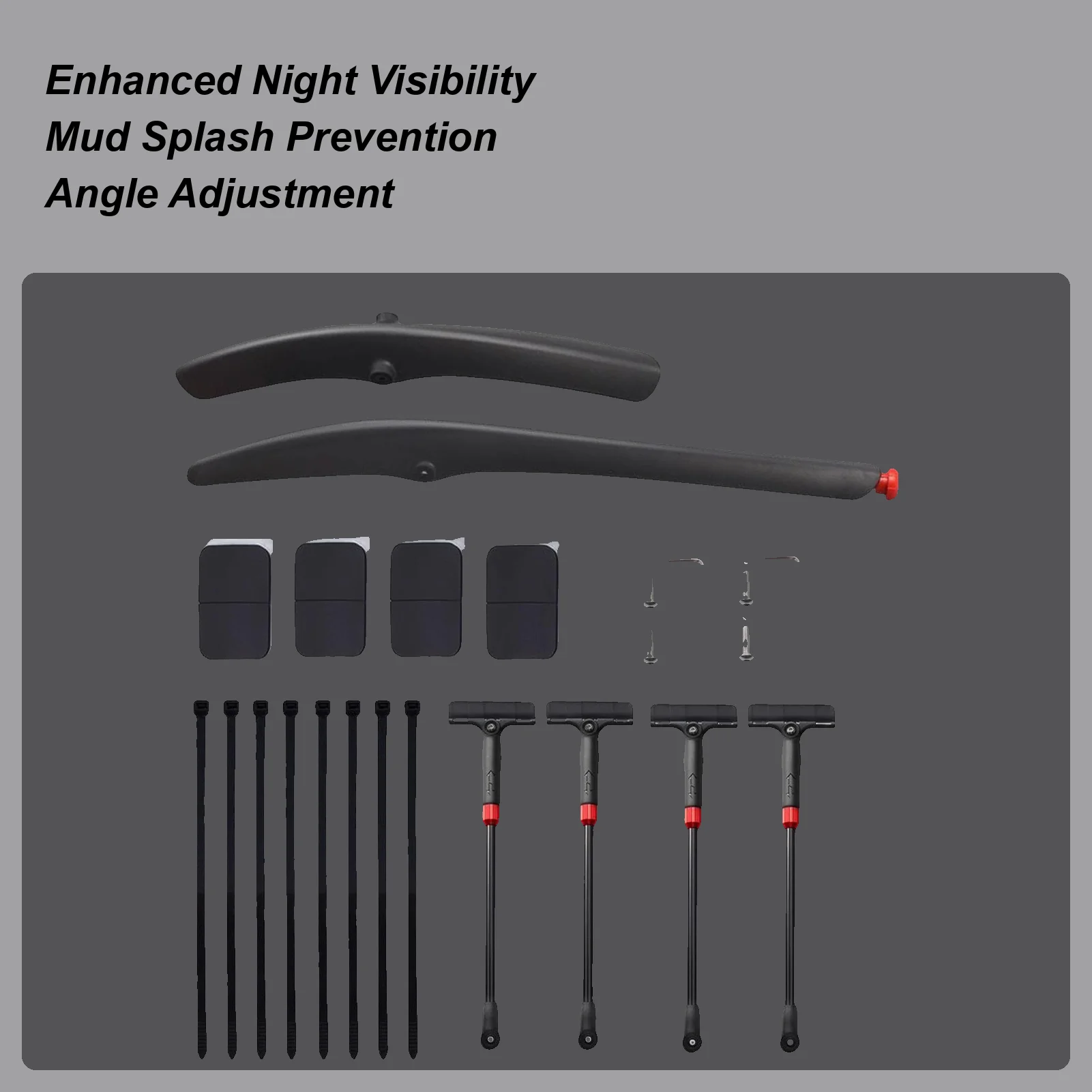 

Крылья для горного велосипеда, защитные аксессуары, комплект велосипедных крыльев для поездок на работу, езда на тропе, дождливая грязевая езда на велосипеде на открытом воздухе