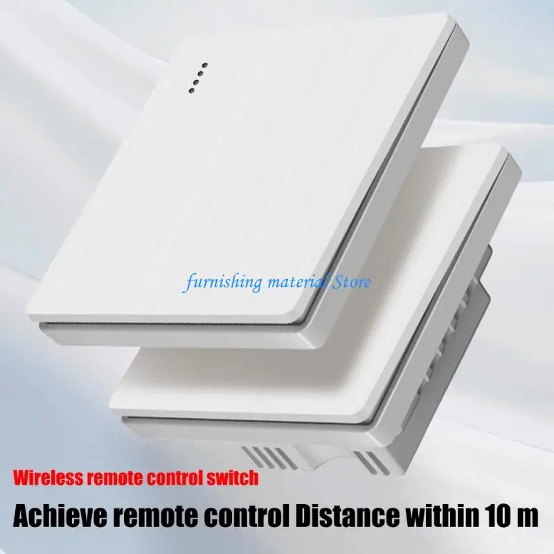 Y5GD Small 86 Switches Cordless Control 100000+ Press Reliability No Wiring Hassle