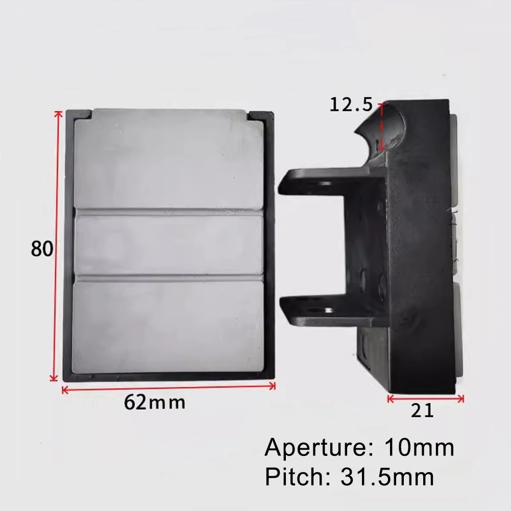 Conveyance Chain Pad for Edge Banding Machine Feed Support in Woodworking Machinery 80x62x21mm Minimal Deflection