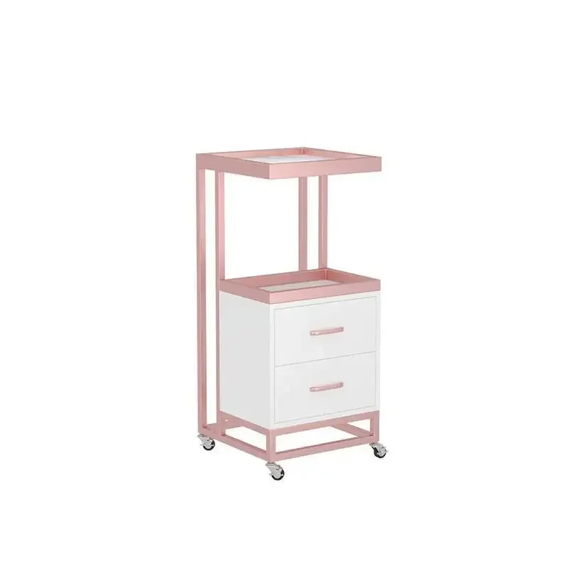 

Iron auxiliary Trolley Beauty equipment special trolley mobile storage rack medical trolley Portable salon furniture